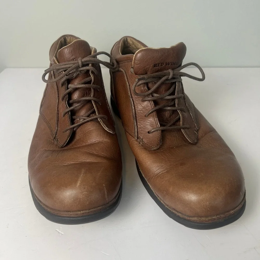 Red Wing 4969 Chukka Boots Mens 12EE Brown Leather Slip Oil Resistant Work